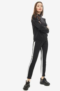 Укороченные брюки с контрастными лампасами Liu Jo Sport