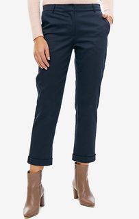 Хлопковые укороченные брюки чиносы Calvin Klein