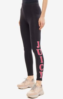 Укороченные леггинсы с контрастным принтом Juicy by Juicy Couture