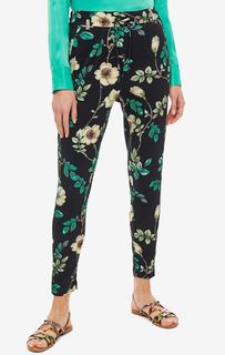 Брюки с цветочным принтом и карманами Only