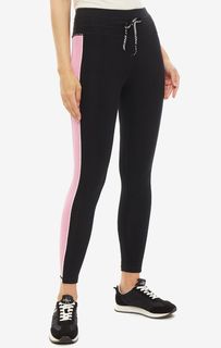 Черные леггинсы в спортивном стиле Dkny