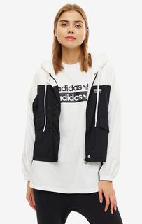 Укороченная ветровка с капюшоном Adidas Originals