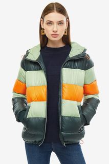 Короткая куртка в стиле колор-блок Tom Tailor Denim