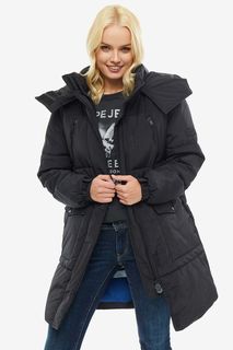 Черная куртка с капюшоном и карманами Pepe Jeans