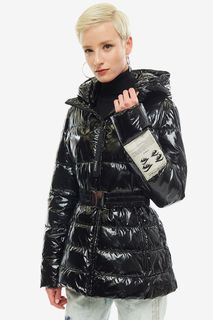 Черная куртка с декоративной отделкой Pinko