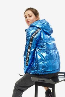 Синяя куртка с капюшоном Juicy Couture