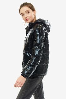 Черная куртка с капюшоном Juicy Couture