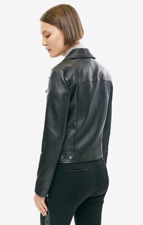 Куртка косуха из натуральной кожи Karl Lagerfeld