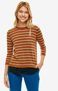 Джемпер в полоску с рукавами 3/4 Trucco