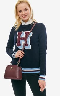 Джемпер синего цвета с длинными рукавами Tommy Hilfiger