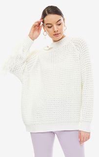 Джемпер крупной вязки асимметричного кроя Patrizia Pepe