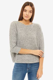 Серый джемпер свободного кроя Tom Tailor Denim