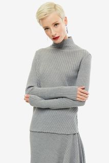 Серый полушерстяной джемпер Pinko