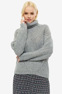 Серый свитер с высоким воротом Pepe Jeans