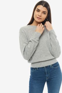 Серый шерстяной свитер United Colors of Benetton