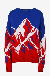 Полушерстяной свитер свободного кроя Erma