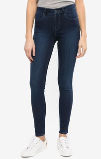 Темно-синие джинсы High Rise Skinny Wrangler