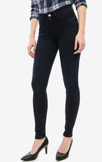 Темно-синие джинсы с пятью карманами High Rise Skinny Wrangler