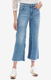 Джинсы кюлоты с необработанным краем Bottom Up New Fit Liu Jo