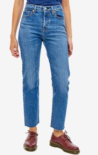 Укороченные джинсы с высокой посадкой Wedgie Straight Levis®