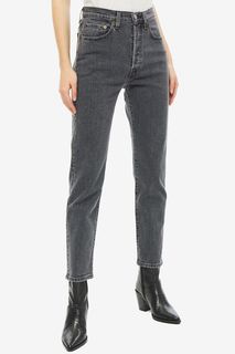 Серые джинсы с высокой посадкой 501® Original Levis®