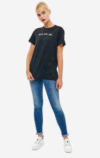 Джинсы скинни с заломами Slandy Diesel