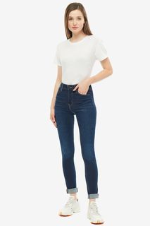 Синие джинсы с заломами 721 High Rise Skinny Levis®
