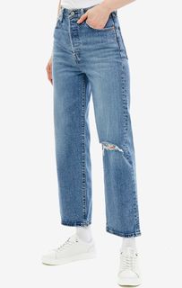 Рваные джинсы Ribcage Straight Ankle Levis®