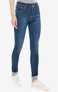 Синие джинсы с заломами 721 High Rise Skinny Levis®