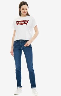 Синие джинсы с заломами 712 Slim Levis®