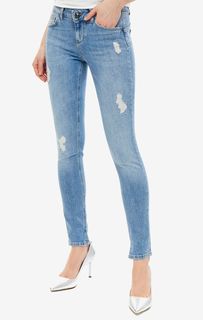 Рваные джинсы зауженного кроя Bottom Up Fabulous Liu Jo