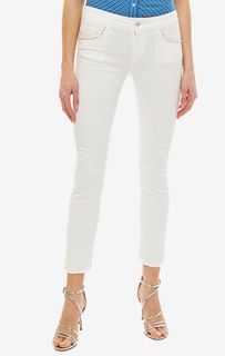 Белые джинсы с отделкой Bottom Up Ideal Liu Jo