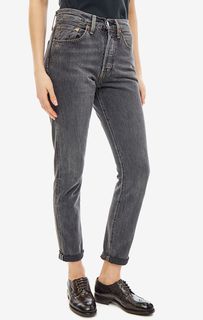 Серые джинсы на болтах с высокой посадкой 501® Skinny Levis: Made & Crafted
