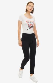 Черные джинсы с высокой посадкой 1981 Guess