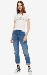 Зауженные джинсы с высокой посадкой Tailored Mom Lee