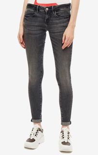 Серые джинсы скинни с низкой посадкой Jegging Guess