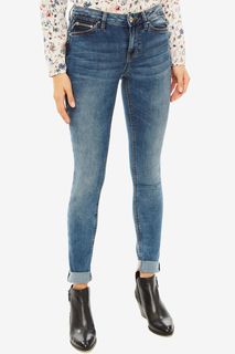 Синие джинсы скинни с низкой посадкой Jona Tom Tailor Denim