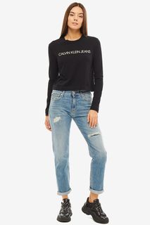 Джинсы с заломами и потертостями CKJ 061 Calvin Klein Jeans