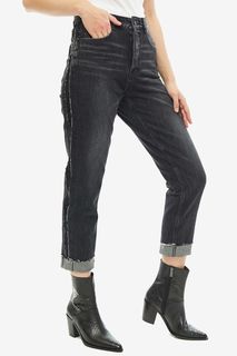 Укороченные черные джинсы с необработанными краями Everyday Miss Sixty