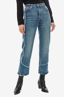 Синие джинсы Ribcage Straight Ankle Levis®