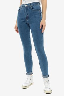 Синие джинсы скинни с высокой талией Mile High Super Skinny Levis®