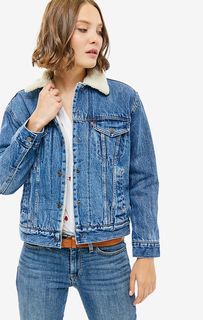 Утепленная джинсовая куртка Ex-Bf Sherpa Trucker Levis®