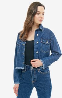 Укороченная джинсовая куртка оверсайз Levis®