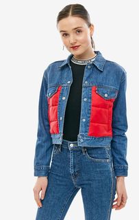 Джинсовая куртка с контрастными вставками Levis®