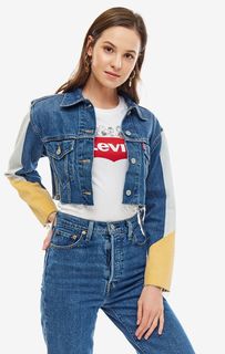 Укороченная куртка из денима с карманами Levis®