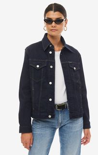 Джинсовая куртка с вышивкой Calvin Klein Jeans