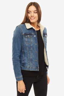 Утепленная джинсовая куртка на кнопках Tom Tailor Denim
