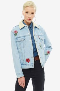 Утепленная джинсовая куртка с вышивкой Levis®