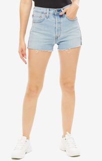 Джинсовые шорты с высокой посадкой 501® Levis®