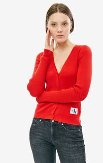 Короткий кардиган на пуговицах Calvin Klein Jeans